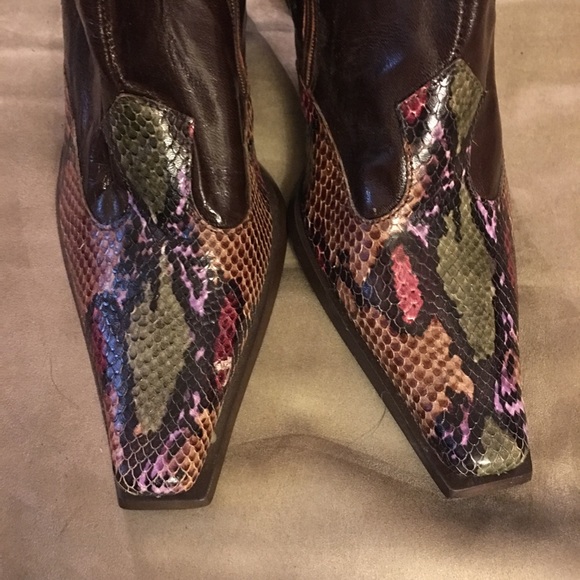 NWT Western Style Boots sz10 - Picture 2 of 7